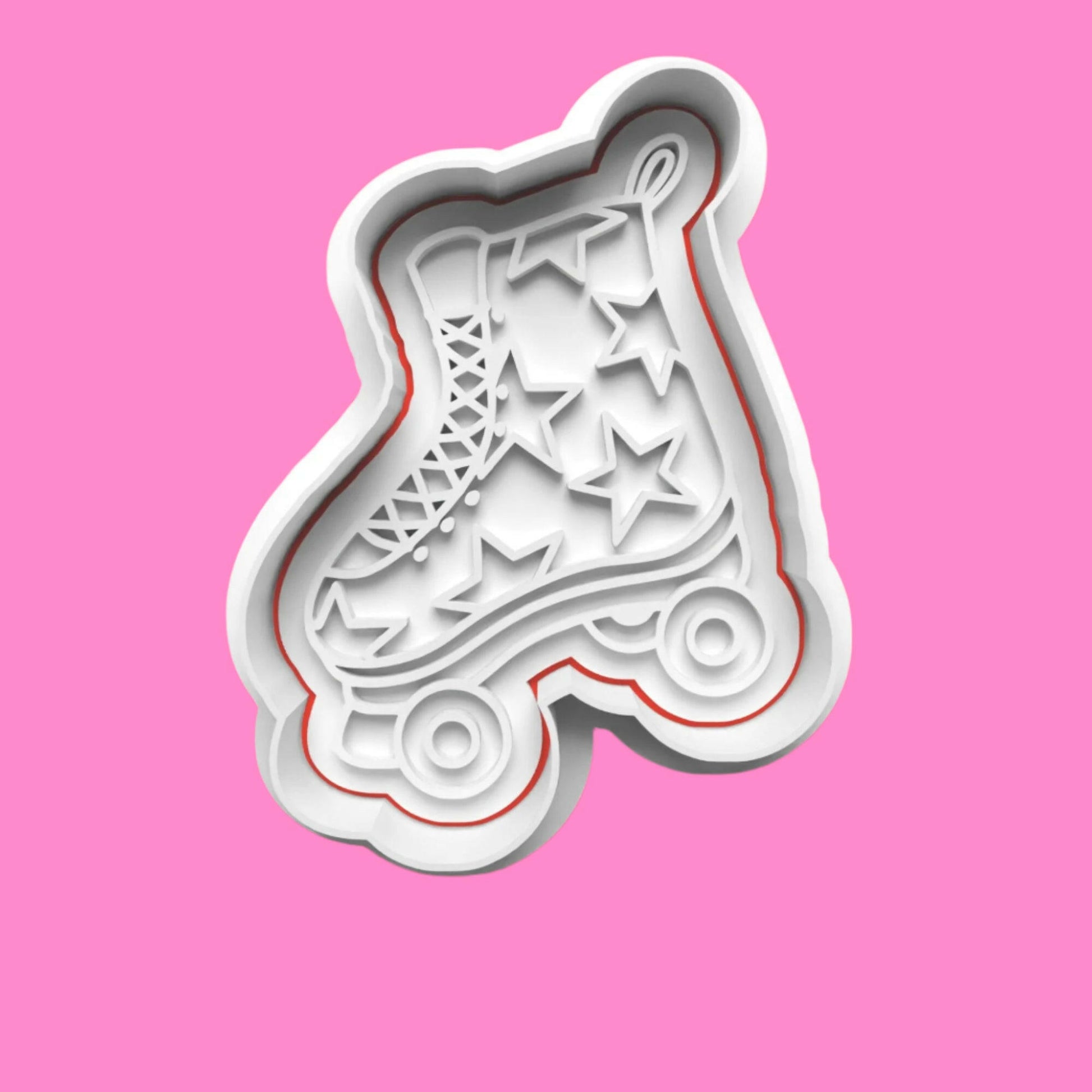 Saturday Night Fever Disco Cookie Cutter and Embosser Stamp Set in 7cm or 10cm sizes..