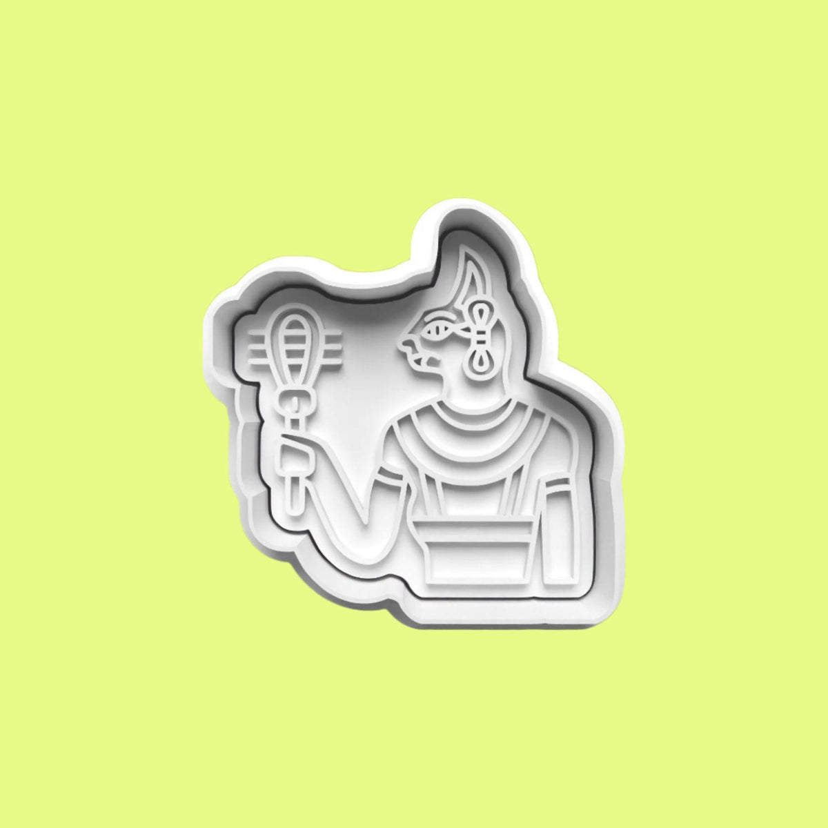 Egyptian Gods Cookie Cutter and Embosser Stamp Set. Handmade gift item..