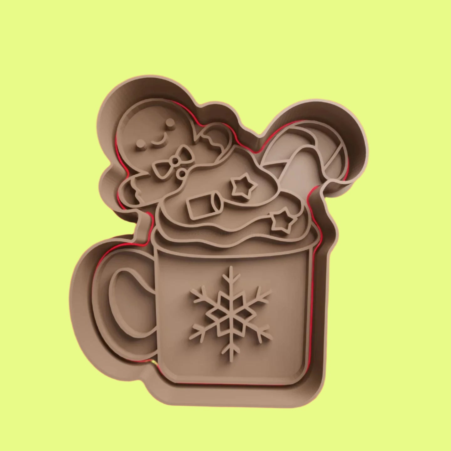 Various Style Gingerbread Man Lady Cookie Cutter and Embosser Stamp