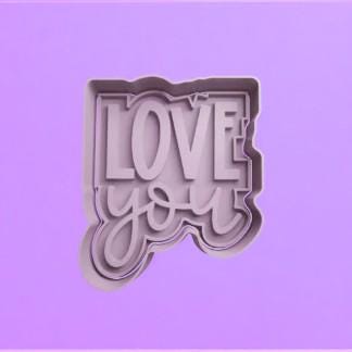 Various Style Love Design Cookie Cutter and Embosser Stamp