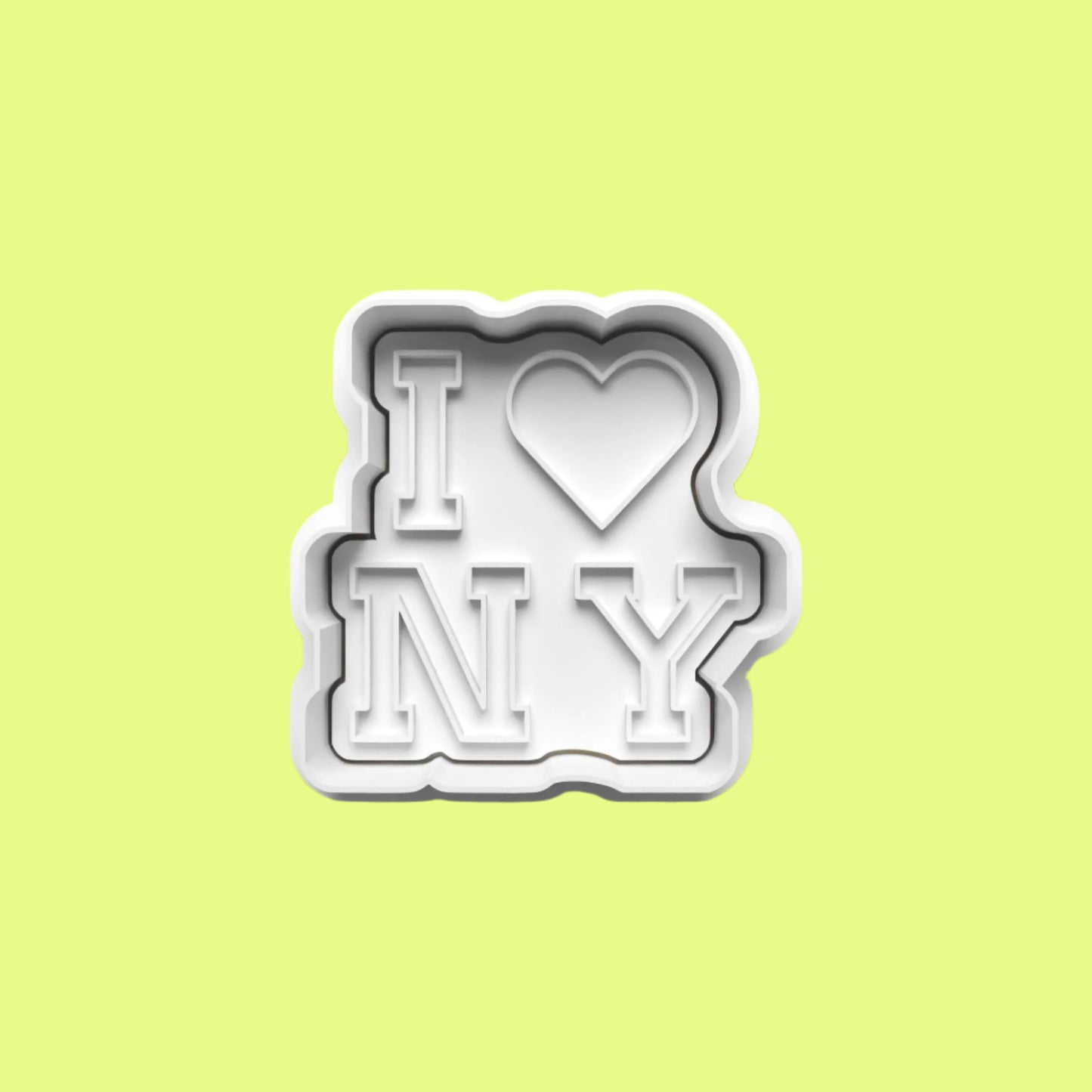 New York Scene  Cookie Cutter and Embosser Set of 4 in 7cm or 10cm sizes.