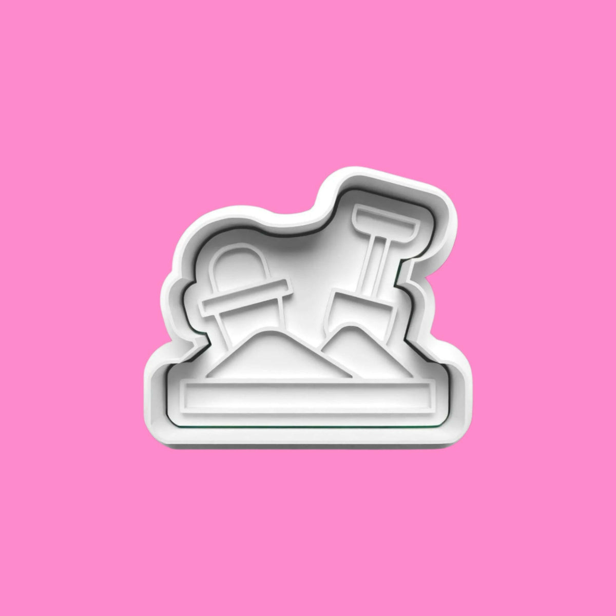 Playground Cookie Cutter and Embosser Set of 4 in 7cm or 10cm sizes..