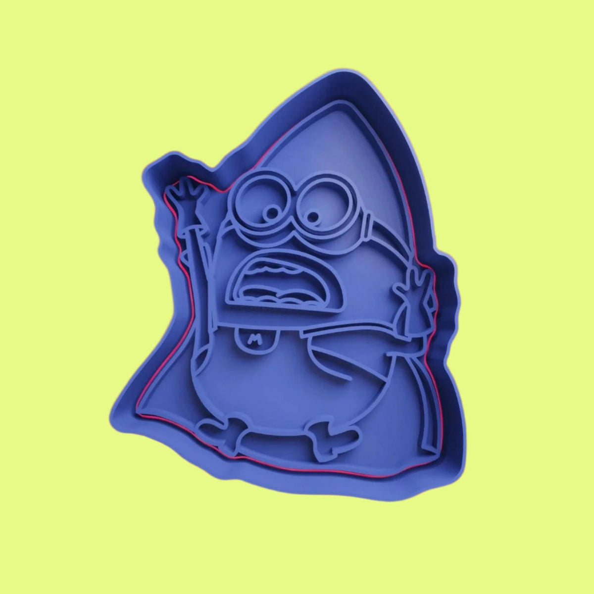 Mega Minions Despicable Me Cookie Cutter and Embosser Stamp  Complete Set.
