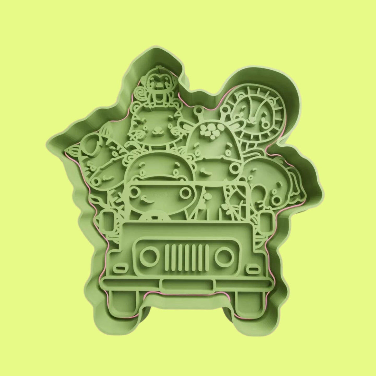 Cute Safari Animals Cookie Cutters Individual or Set –-Themed Baking Tools.