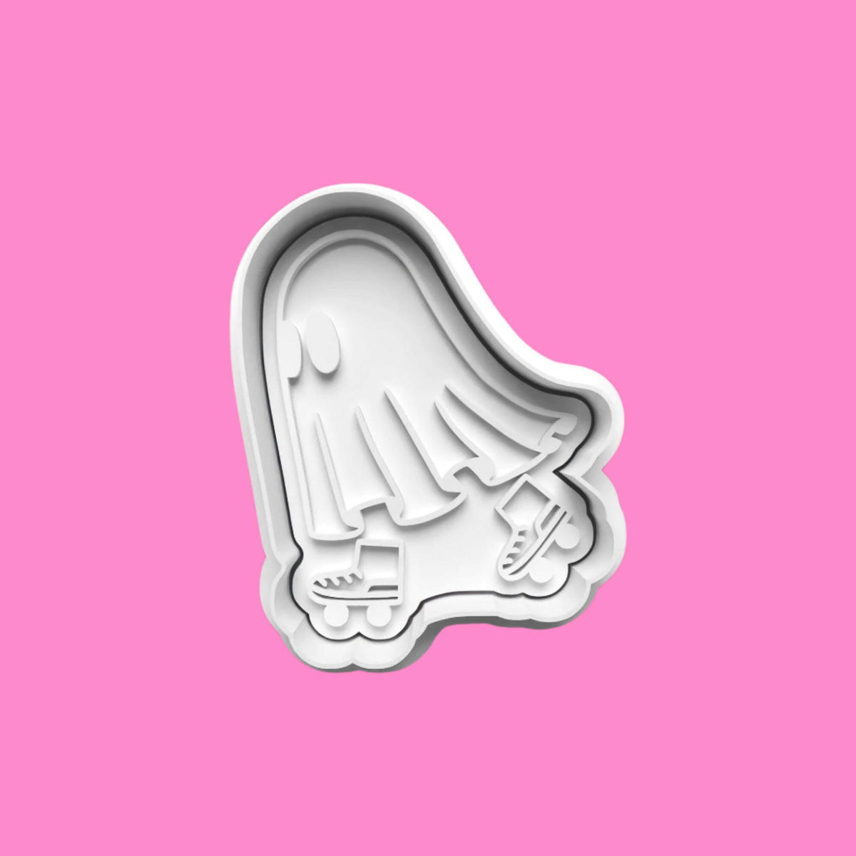 Halloween Ghosts complete Cookie Cutter and Embosser Stamp Set..
