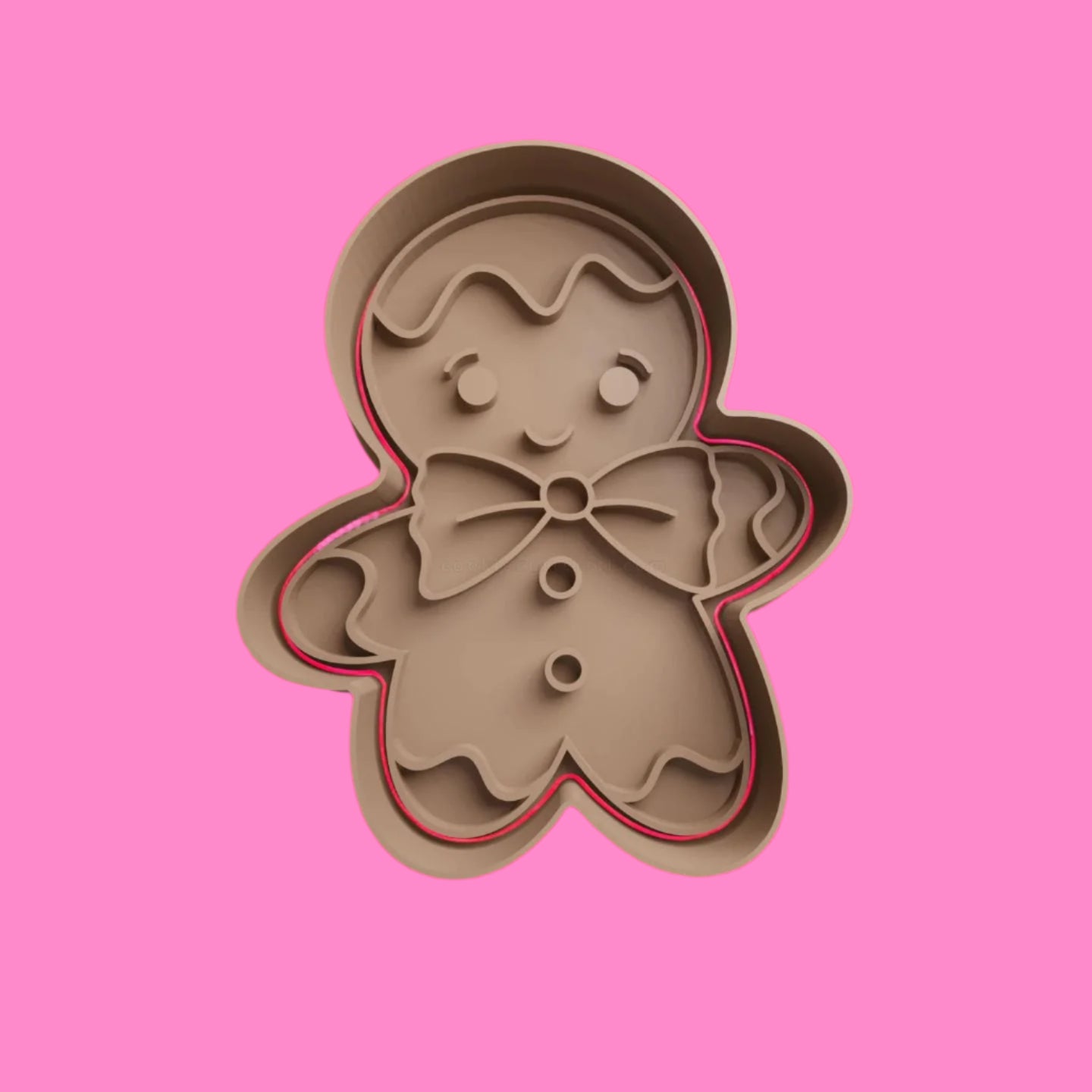 Various Style Gingerbread Man Lady Cookie Cutter and Embosser Stamp