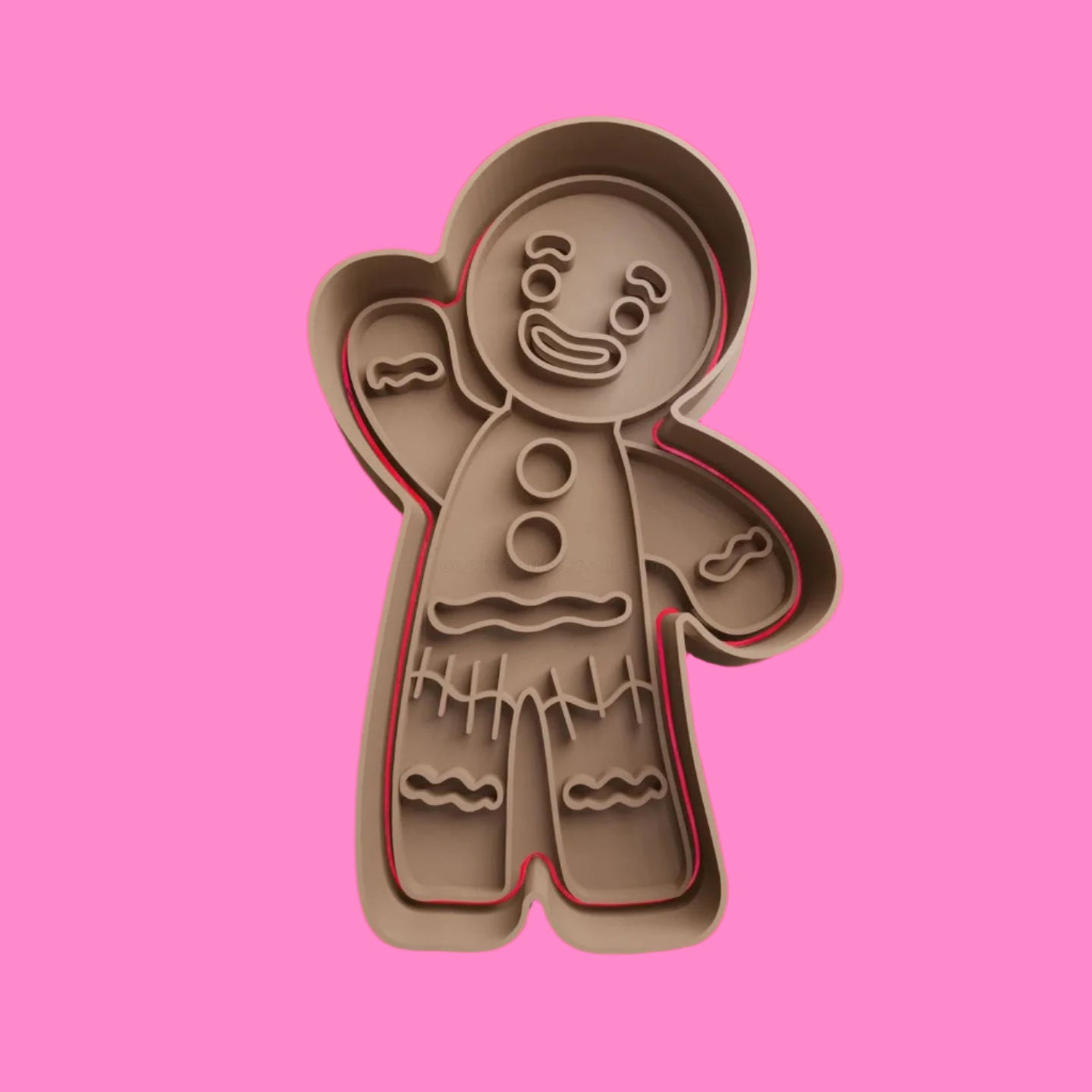 Various Style Gingerbread Man Lady Cookie Cutter and Embosser Stamp