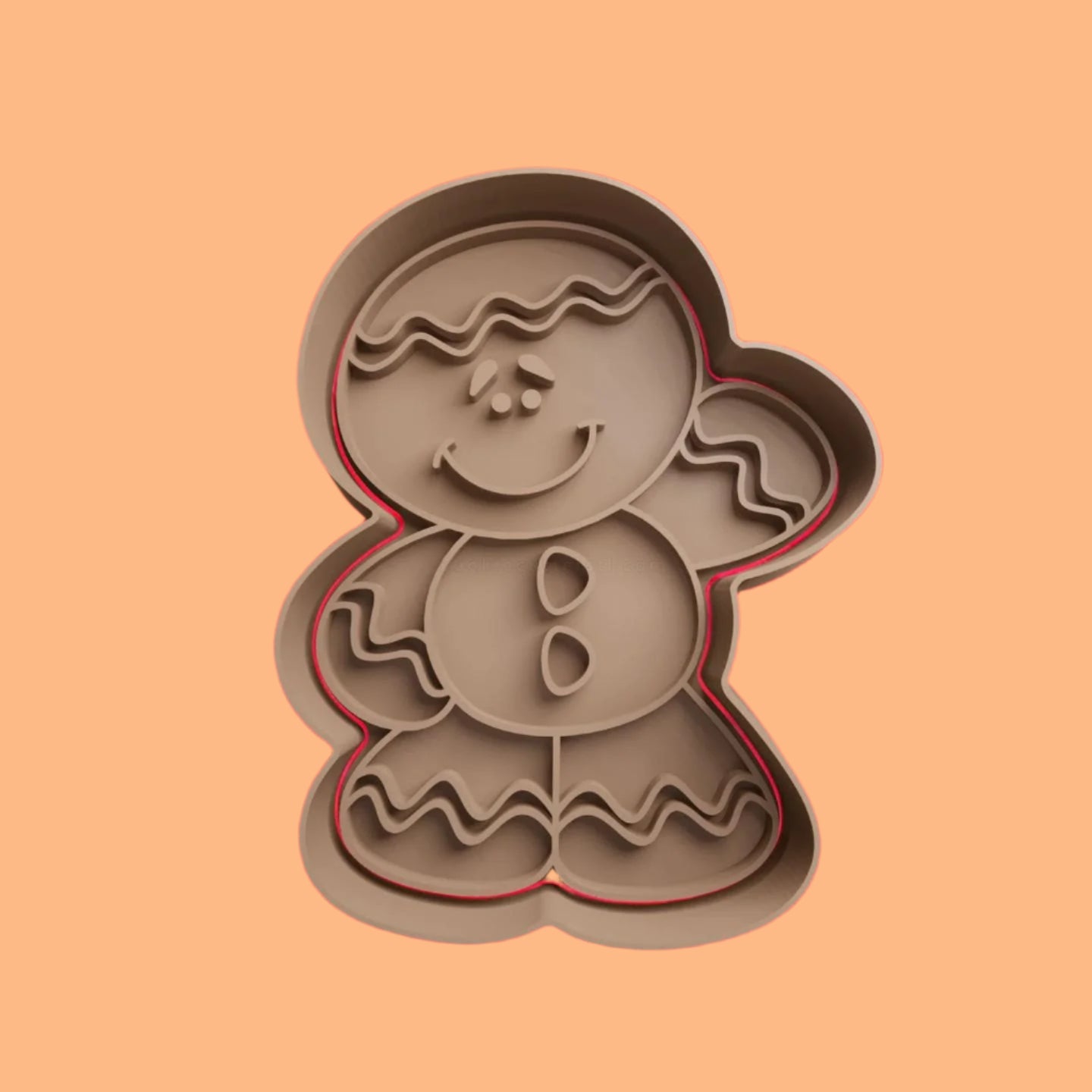 Various Style Gingerbread Man Lady Cookie Cutter and Embosser Stamp