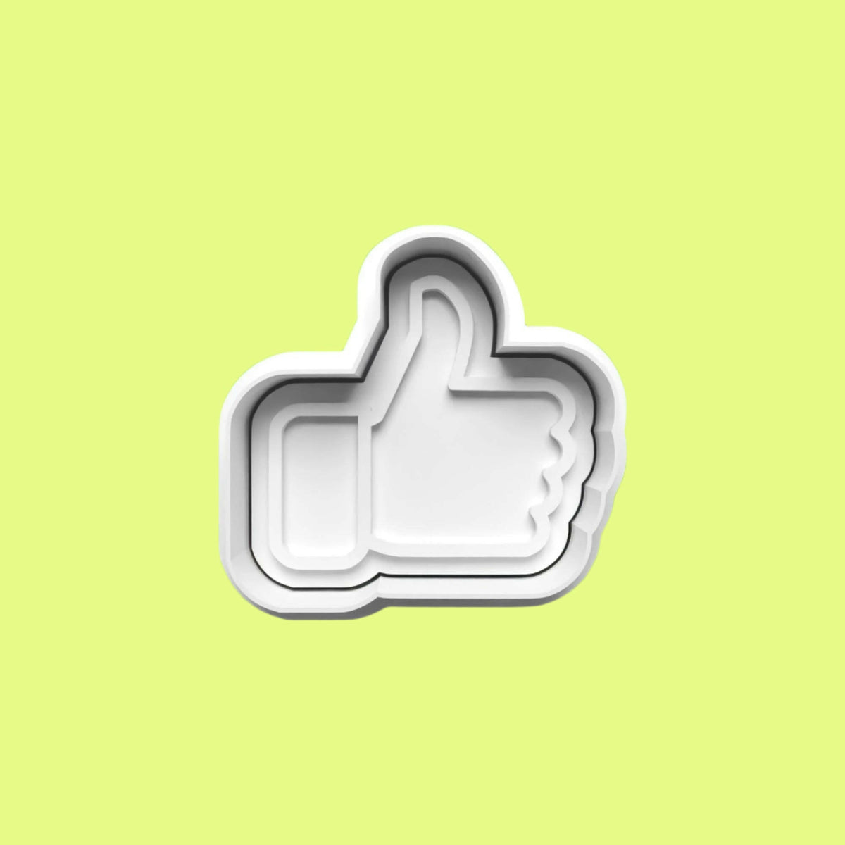 Social Media Cookie Cutter and Embosser Set of 4 in 7cm or 10cm sizes..