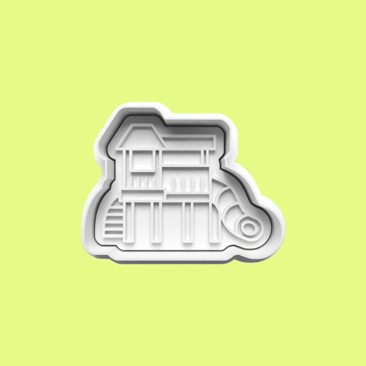 Playground Cookie Cutter and Embosser Set of 4 in 7cm or 10cm sizes..