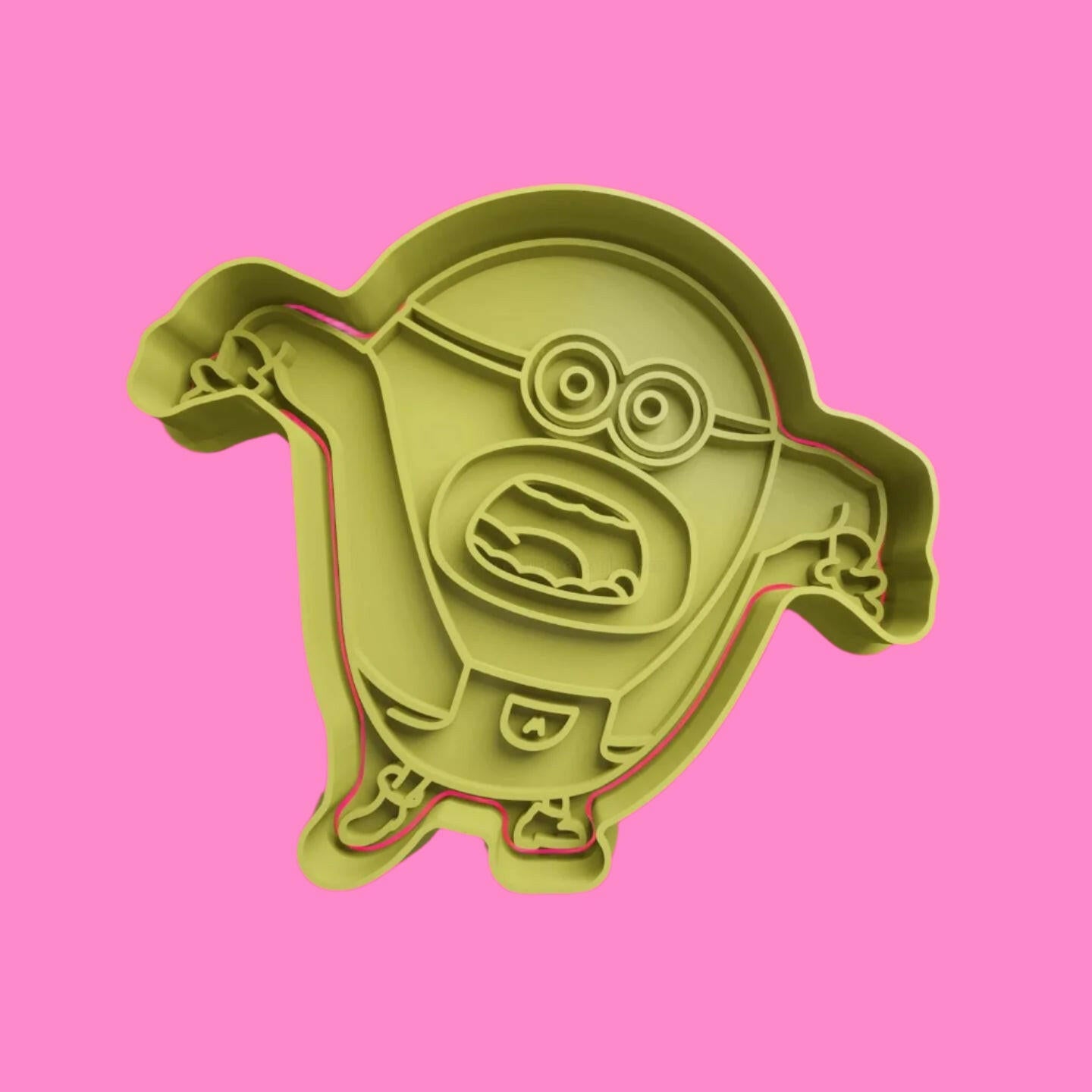 Mega Minions Despicable Me Cookie Cutter and Embosser Stamp  Complete Set.