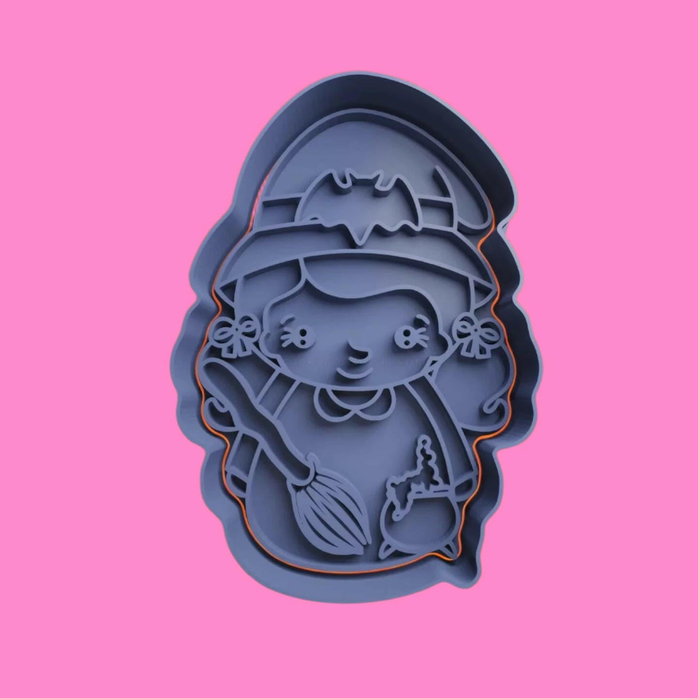 Various Halloween Characters Cookie Cutter and Embosser Stamp.