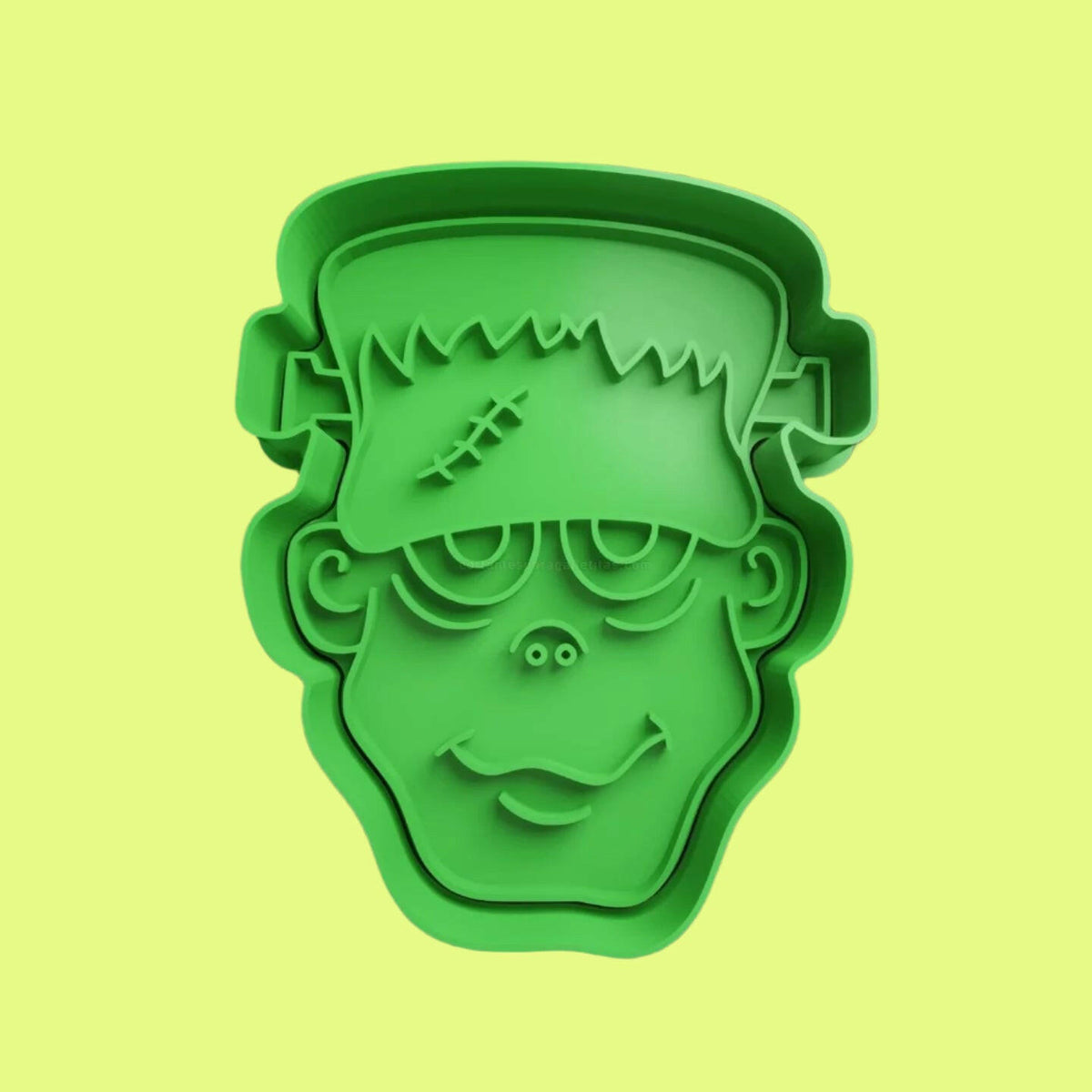 Hallloween Frankenstien Dracula Herman Munster Cookie Cutter and Embosser Stamp Complete Set.