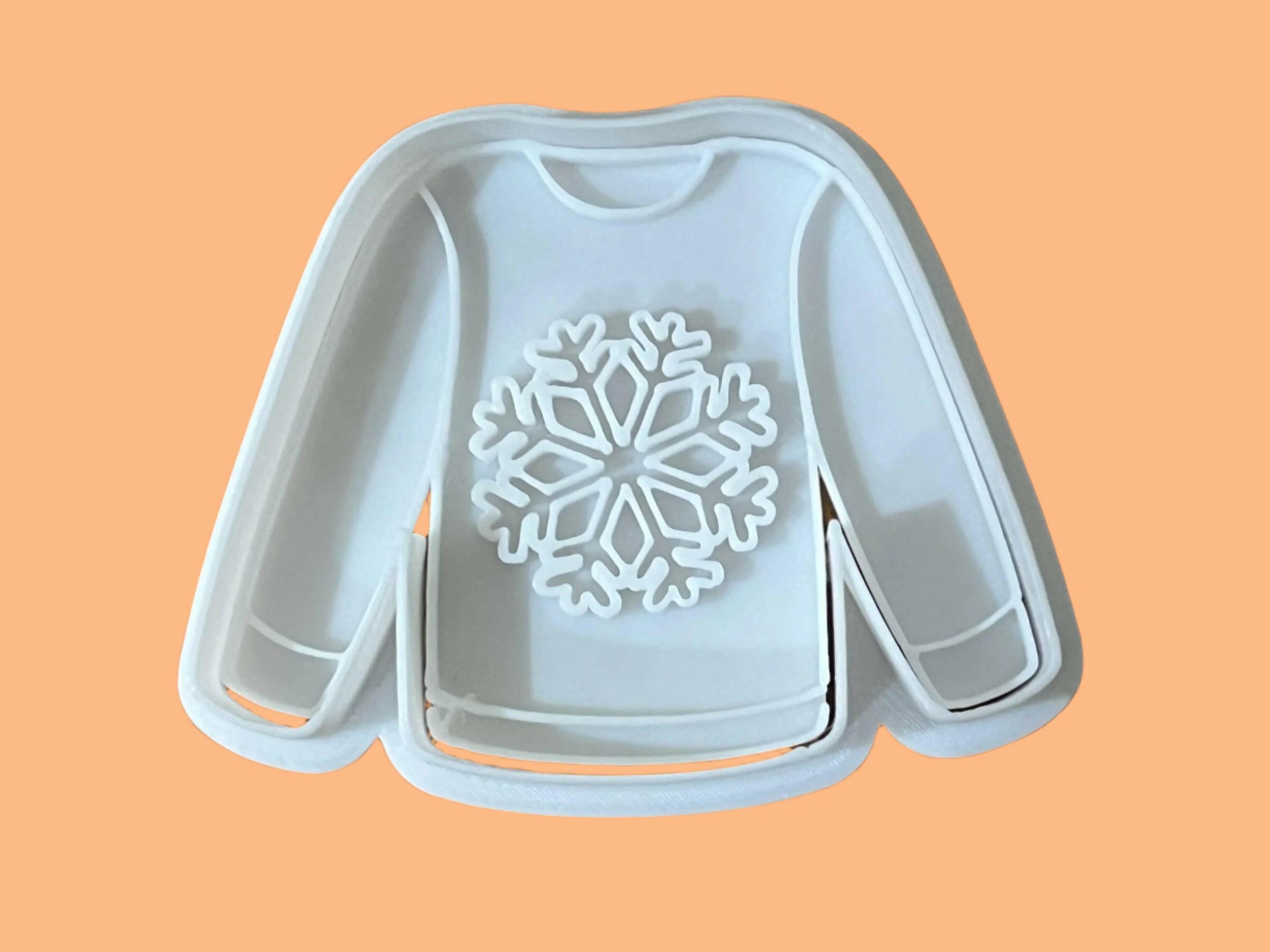Christmas Jumper Embosser and Cookie Cutter Set – Individual or 9-Piece Festive Baking Tools.
