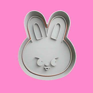 SKZOO Faces Cookie Cutter and Embosser Stamp Set of 8.