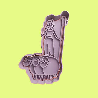 Woody & Friends Set 2 Cookie Cutter and Embosser Stamp Complete Set.