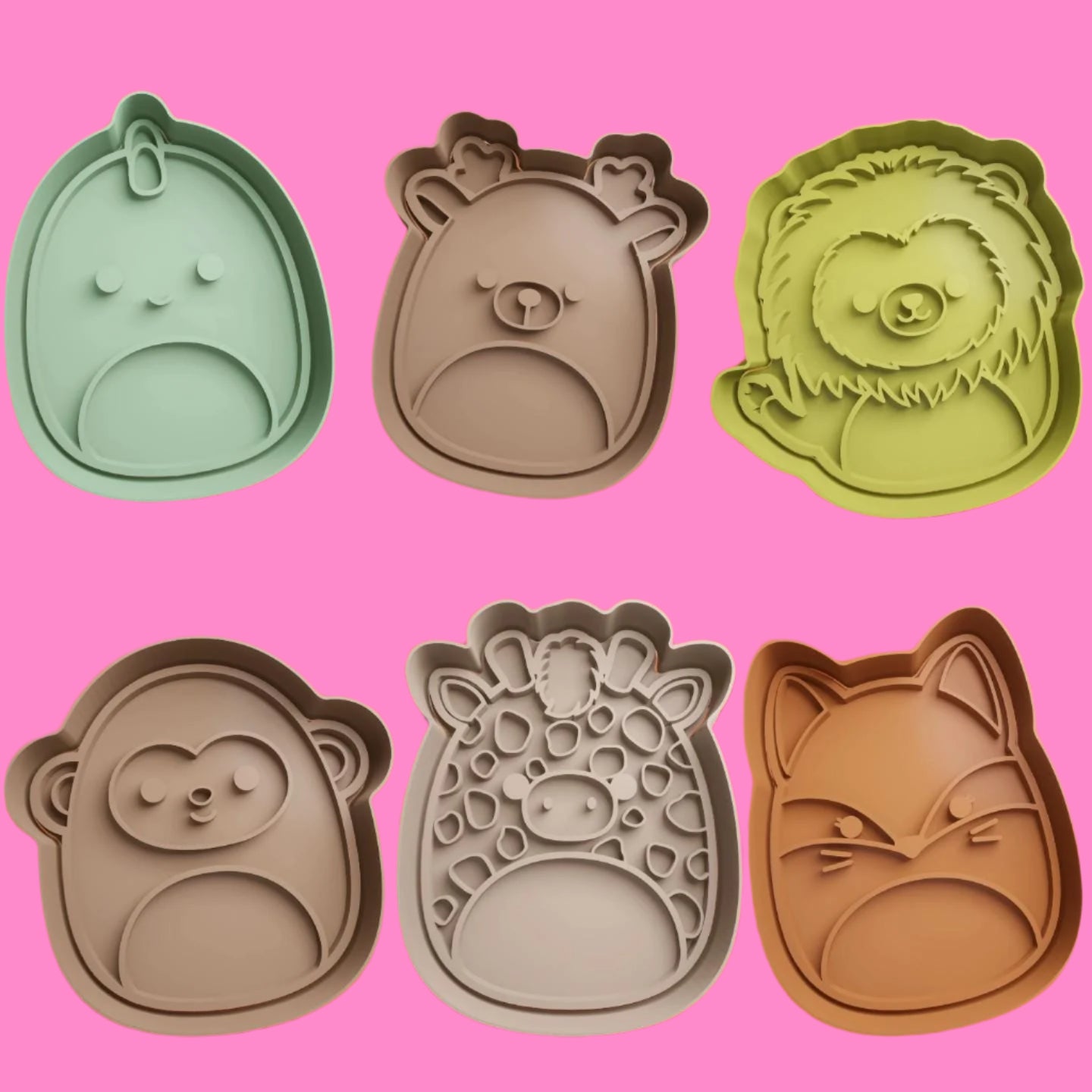 Squishmallows Cookie Cutter and Embosser Stamp