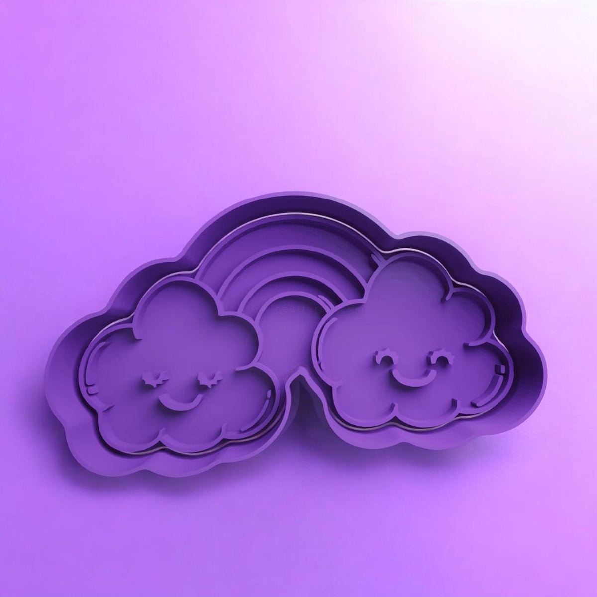 Cloud Rainbow various designs Cookie Cutter and Embosser Stamp