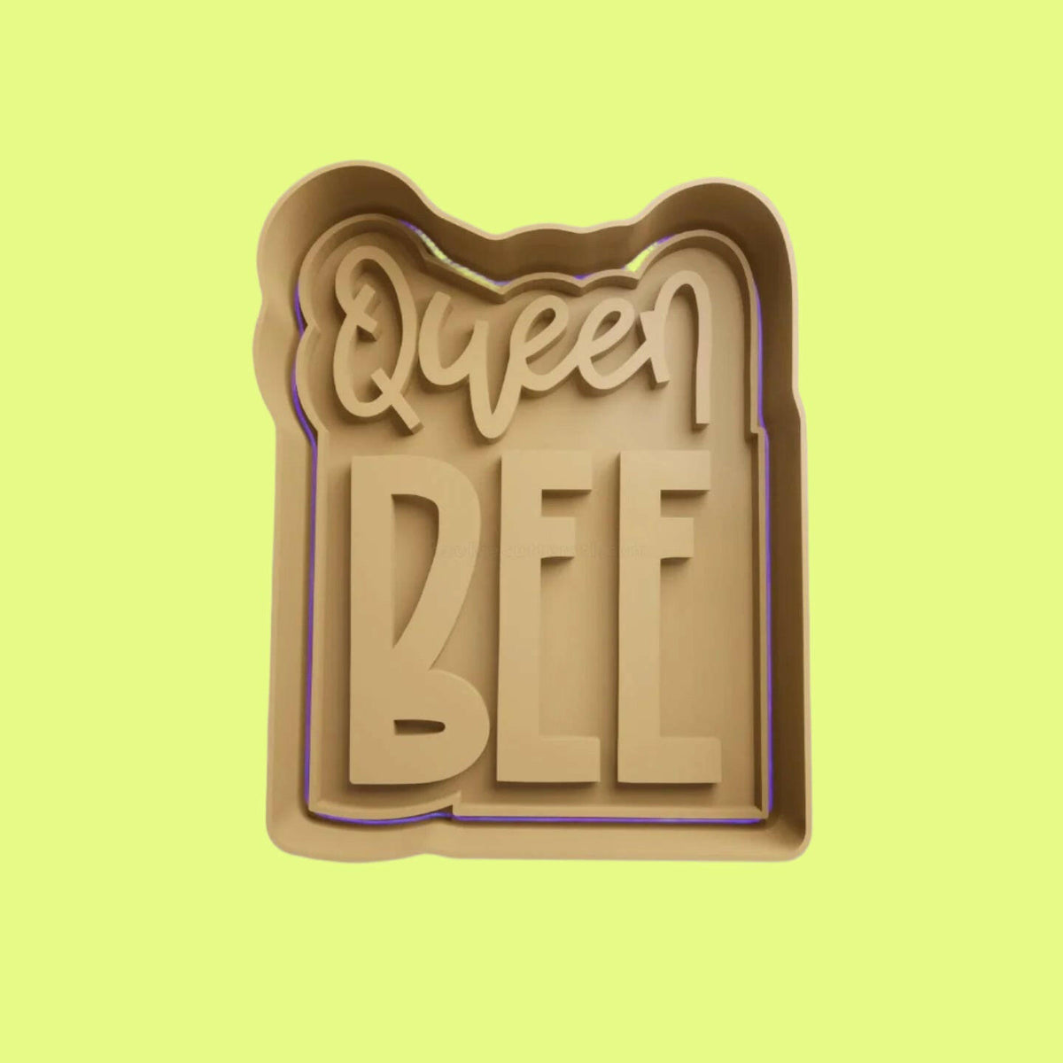 Queen Bee Cookie Cutter and  Embosser Set.