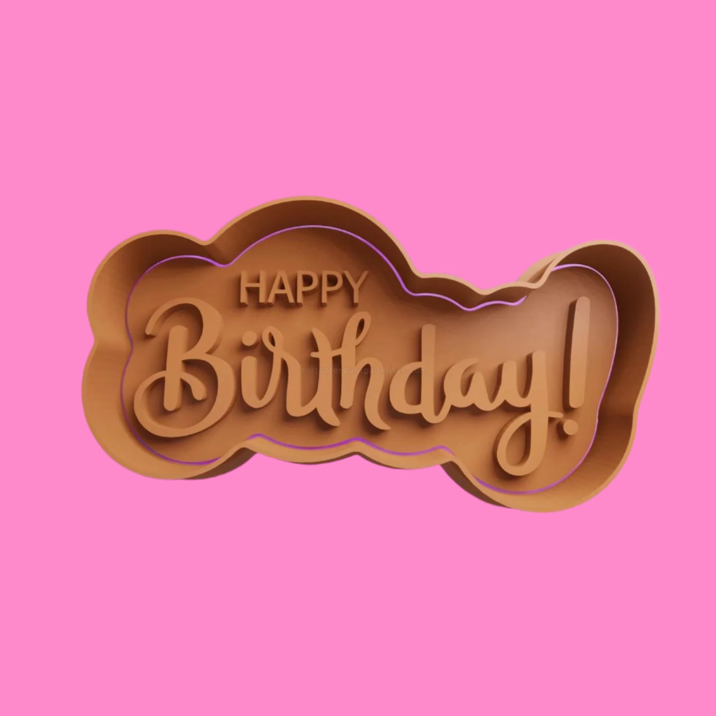 Happy Birthday various designs Cookie Cutter Debosser/Embosser Stamp