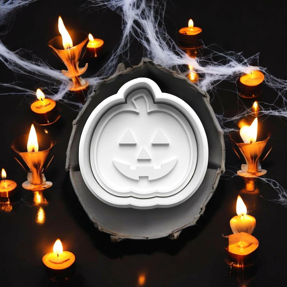 Halloween Haunted House Cookie Cutter and embosser stamp set..