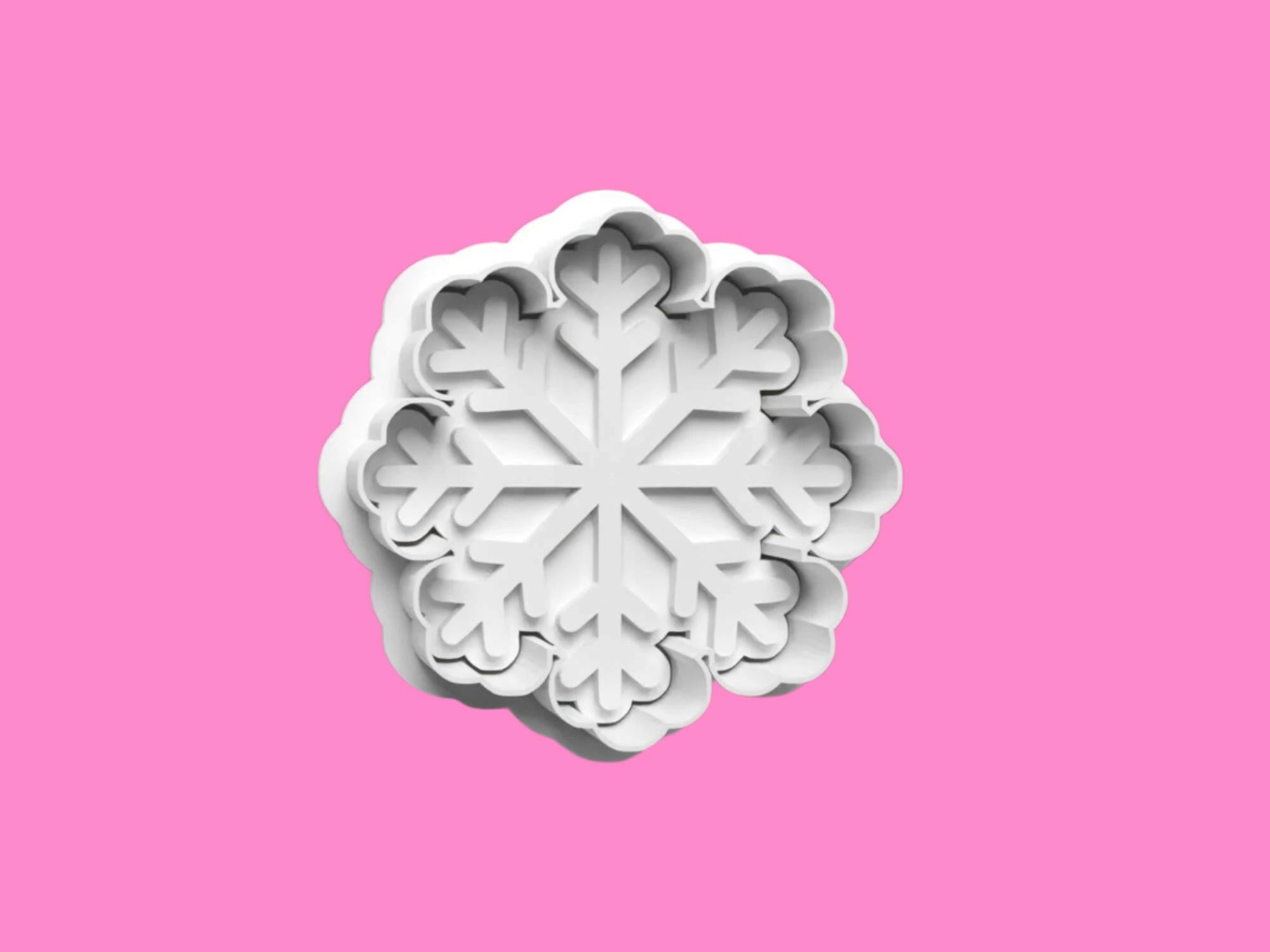 Christmas Scene  1 Cookie Cutter and embosser stamp set..