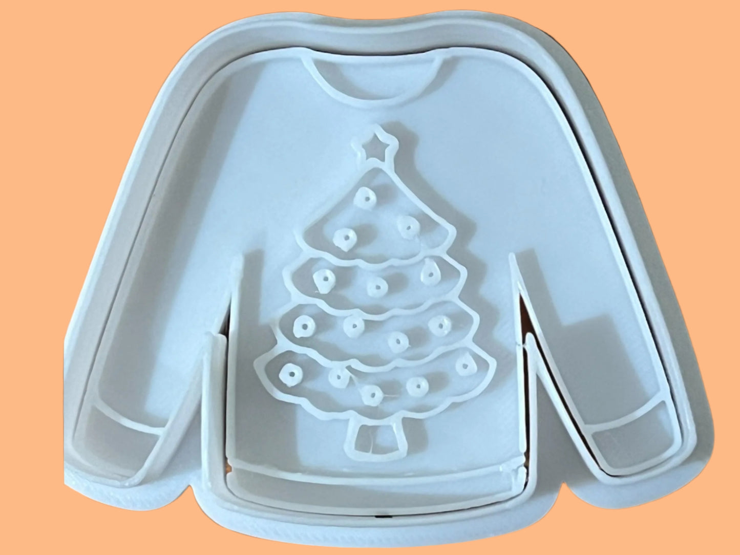 Christmas Jumper Embosser and Cookie Cutter Set – Individual or 9-Piece Festive Baking Tools