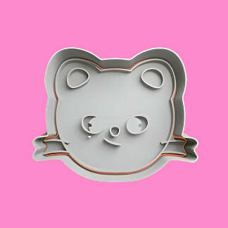 SKZOO Faces Cookie Cutter and Embosser Stamp Set of 8.