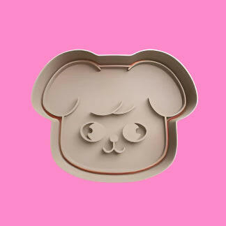 SKZOO Faces Cookie Cutter and Embosser Stamp Set of 8.