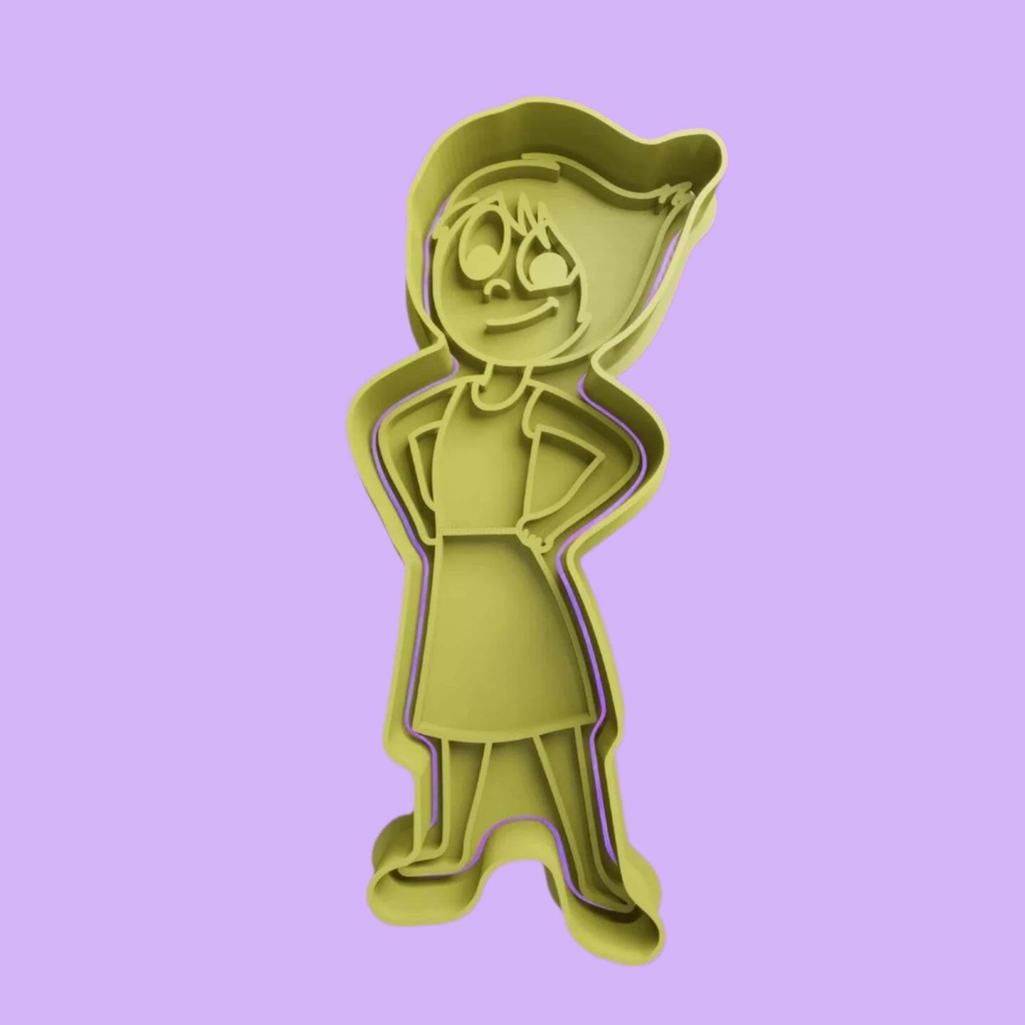 Inside Out  Set 2 Cookie Cutter and Embosser Stamp Complete Set.