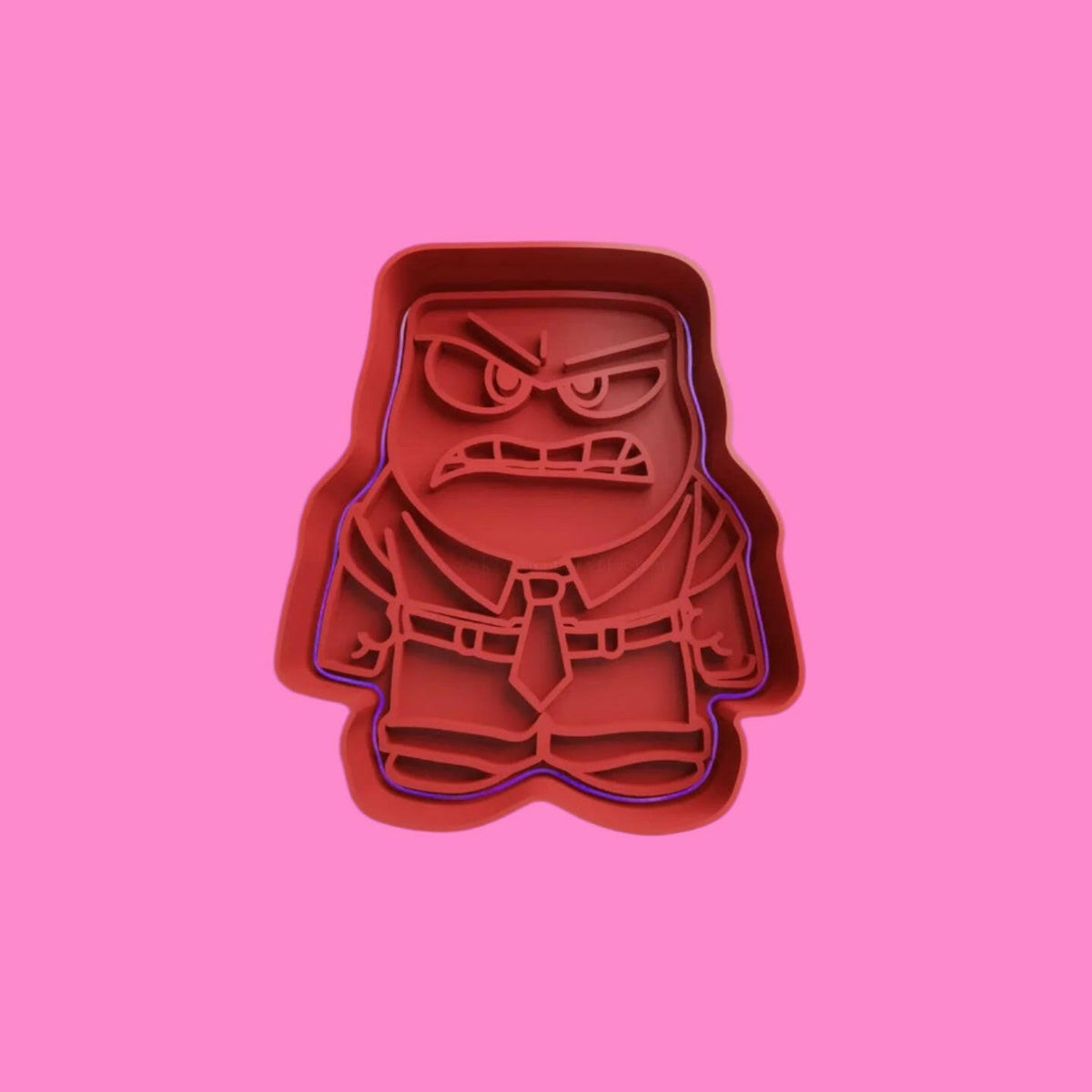Inside Out  Set 2 Cookie Cutter and Embosser Stamp Complete Set.
