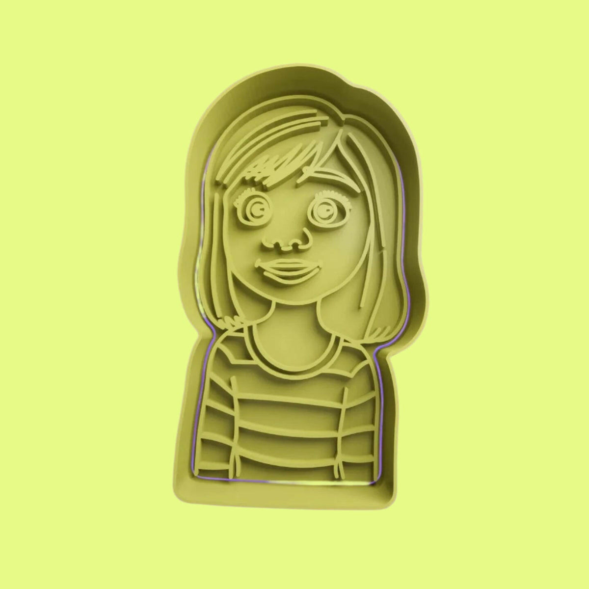 Inside Out  Set 2 Cookie Cutter and Embosser Stamp Complete Set.
