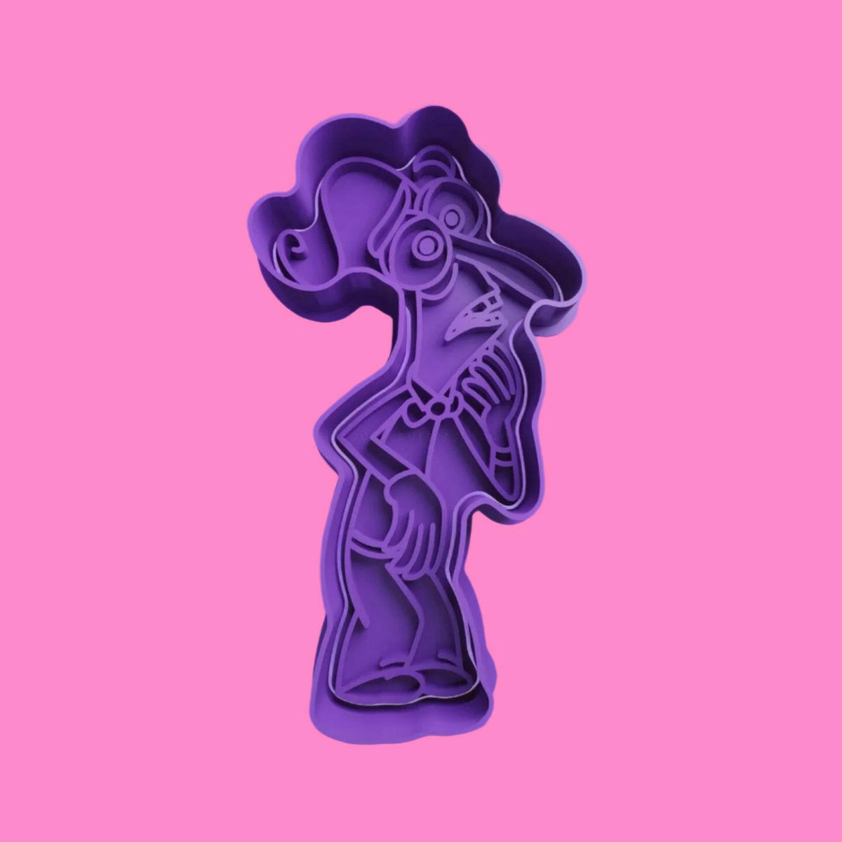 Inside Out  Set 2 Cookie Cutter and Embosser Stamp Complete Set.