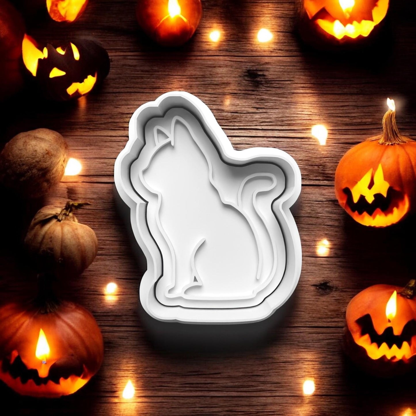 Halloween Witch Cookie Cutter and embosser stamp set.