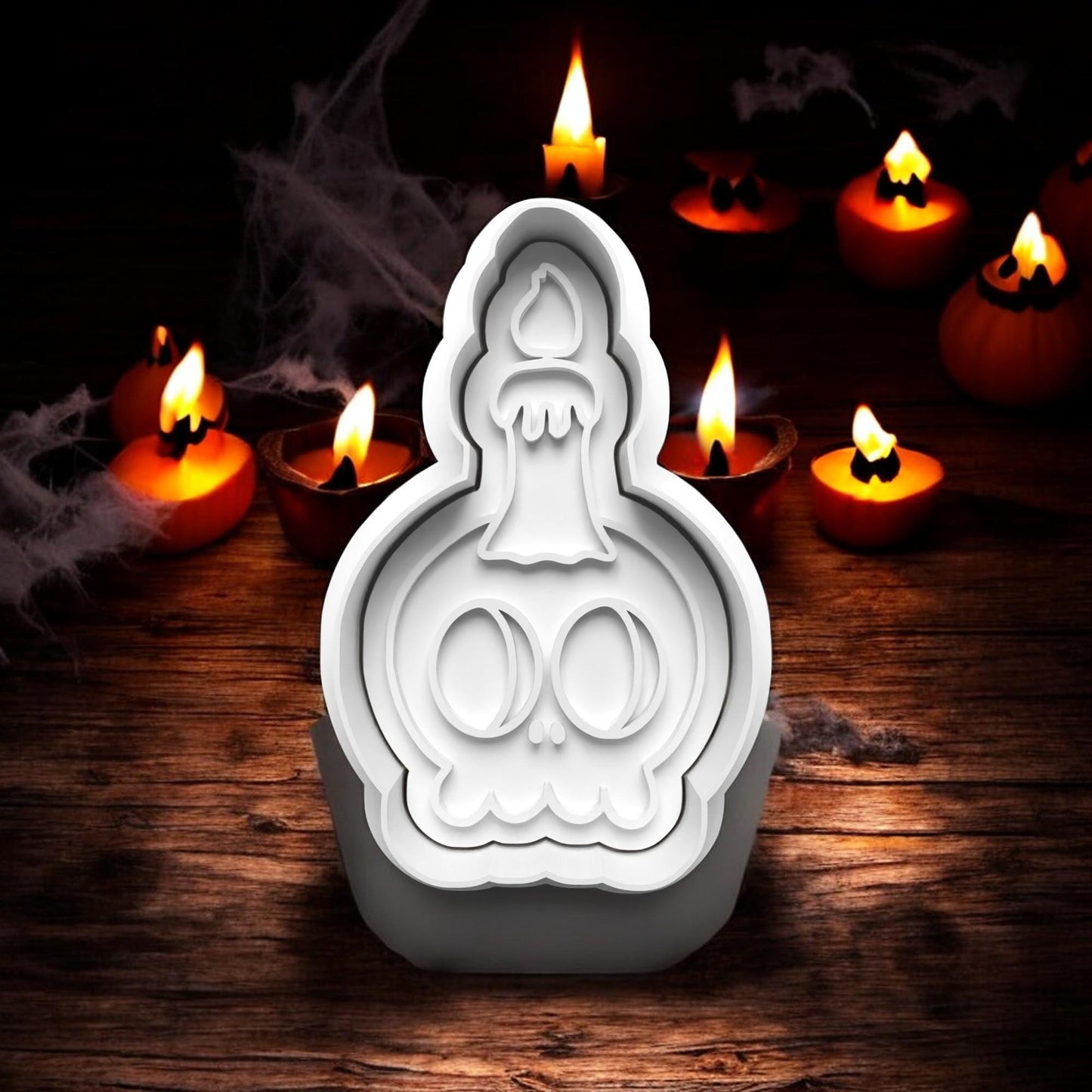 Halloween Graveyard Cookie Cutter and embosser stamp set.