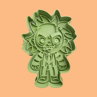 Beetlejuice-Themed Embosser and Cookie Cutter Set – Set of 2.