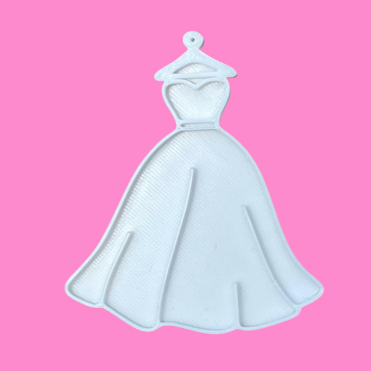 Wedding Dress Cookie Cutter and  Embosser Set.
