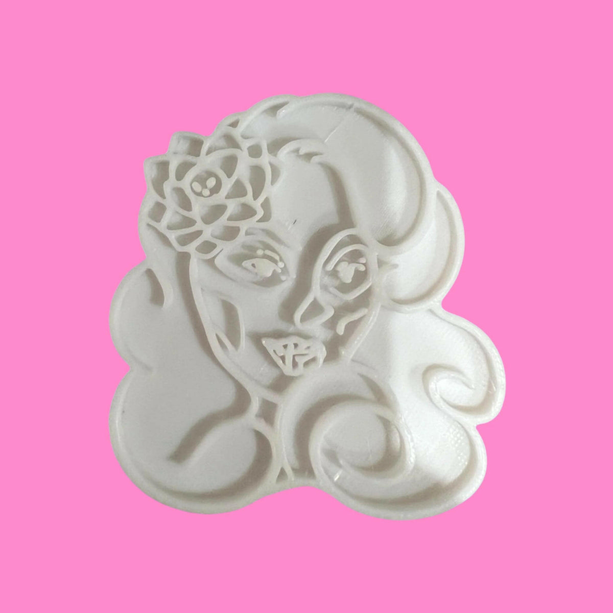 Day of the Dead Lady  Cookie Cutter and Embosser Stamp.