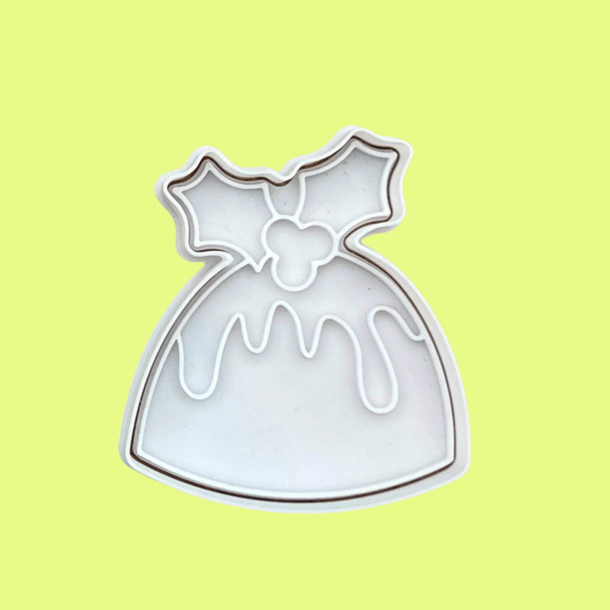 Christmas Pudding  Cookie Cutter and Embosser Stamp.