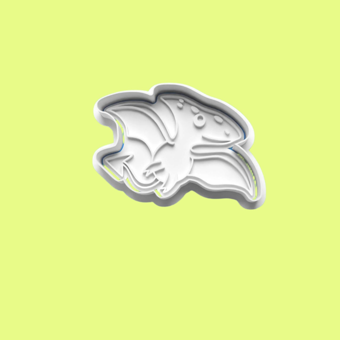 Dinosaurs set 1 Cookie Cutter and Embosser Set of 4 in 7cm or 10cm sizes.