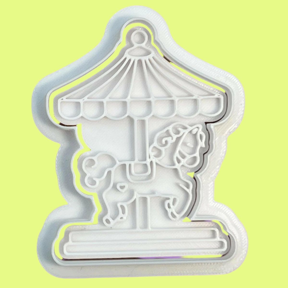 Carousel Horse  Cookie Cutter and  Embosser Set.