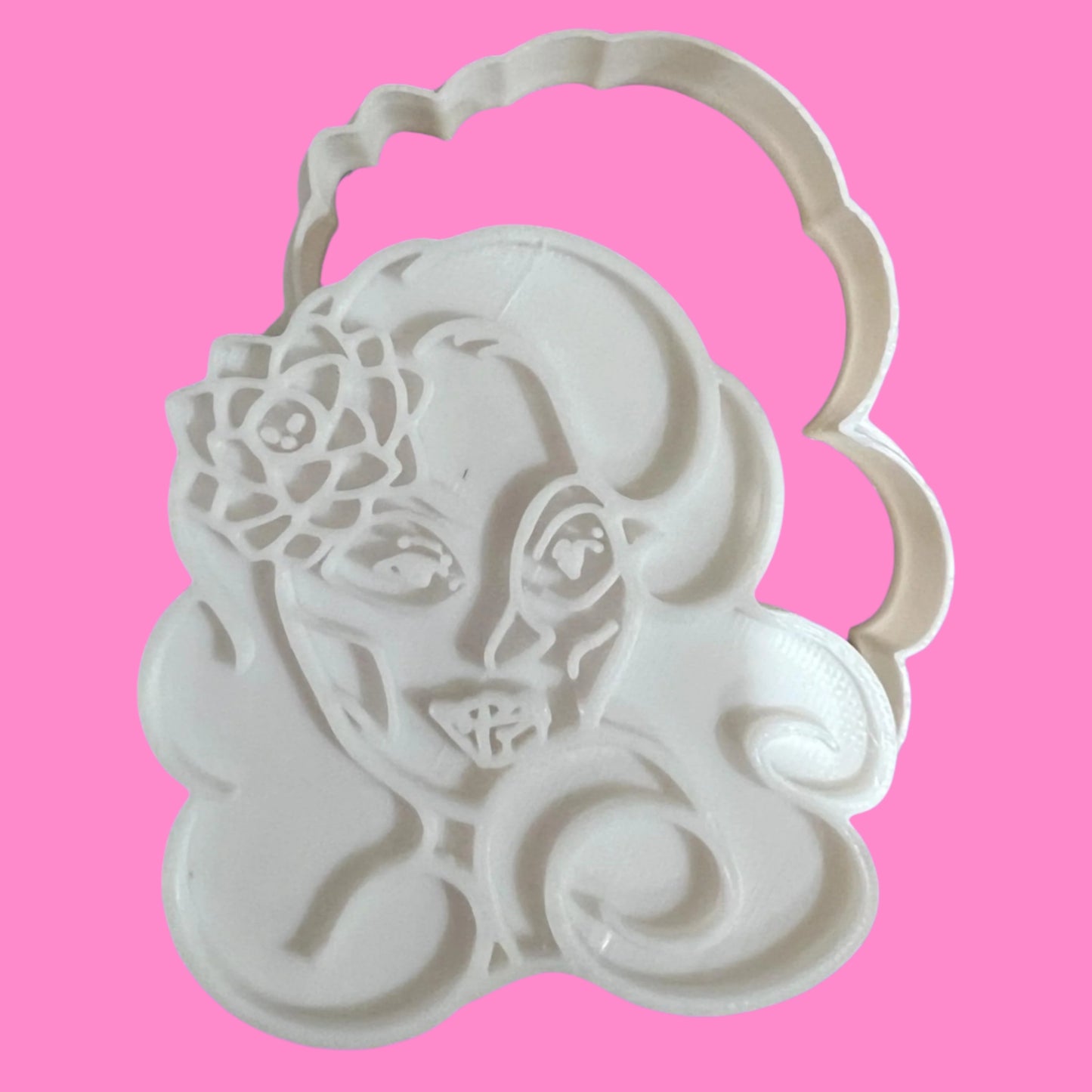 Day of the Dead Lady  Cookie Cutter and Embosser Stamp