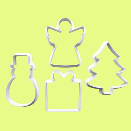 Christmas Basic Shapes Cookie Cutter Set