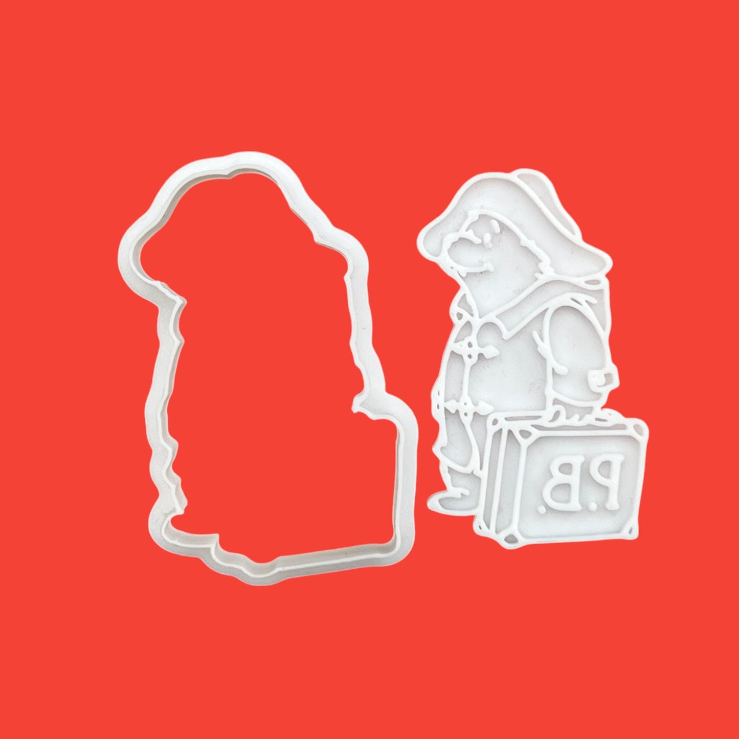 Paddington Bear Cookie Cutter and Embosser Set of 4