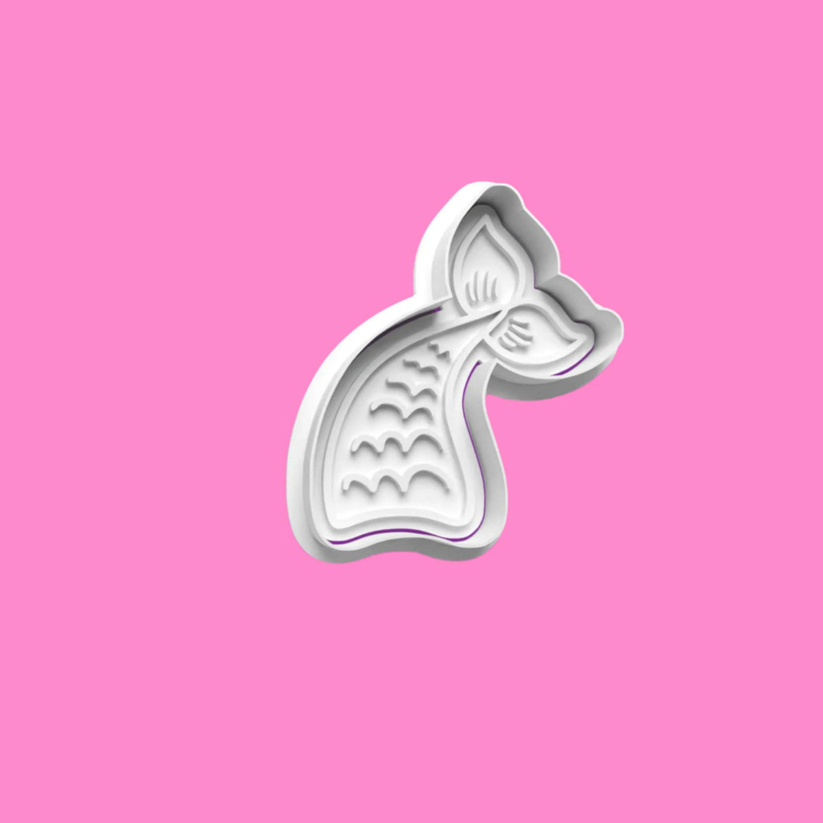 Mermaid-Themed Cookie Cutter Set – 4-Piece Undersea Baking Tools.