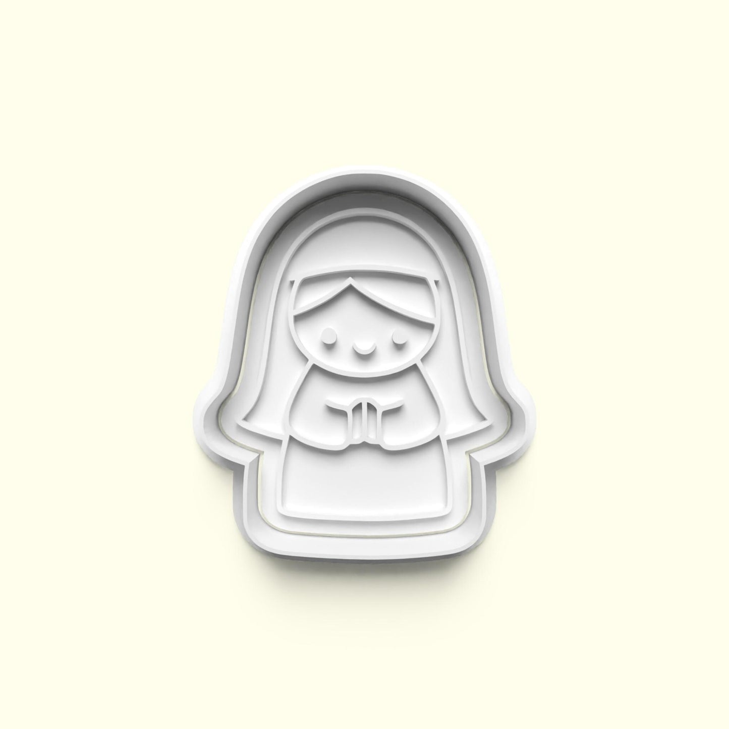 Modern Nativity Characters Cookie Cutter and Embosser Stamp  Complete Set