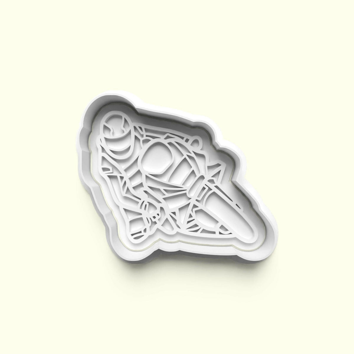 MotoGP-Themed Cookie Cutter Set – 4-Piece Motorcycle Racing Baking Tools.