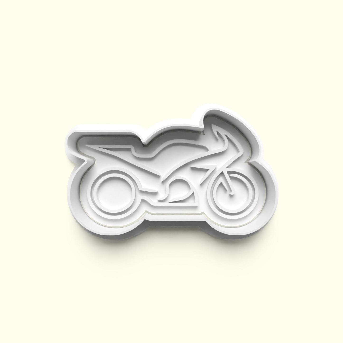 MotoGP-Themed Cookie Cutter Set – 4-Piece Motorcycle Racing Baking Tools