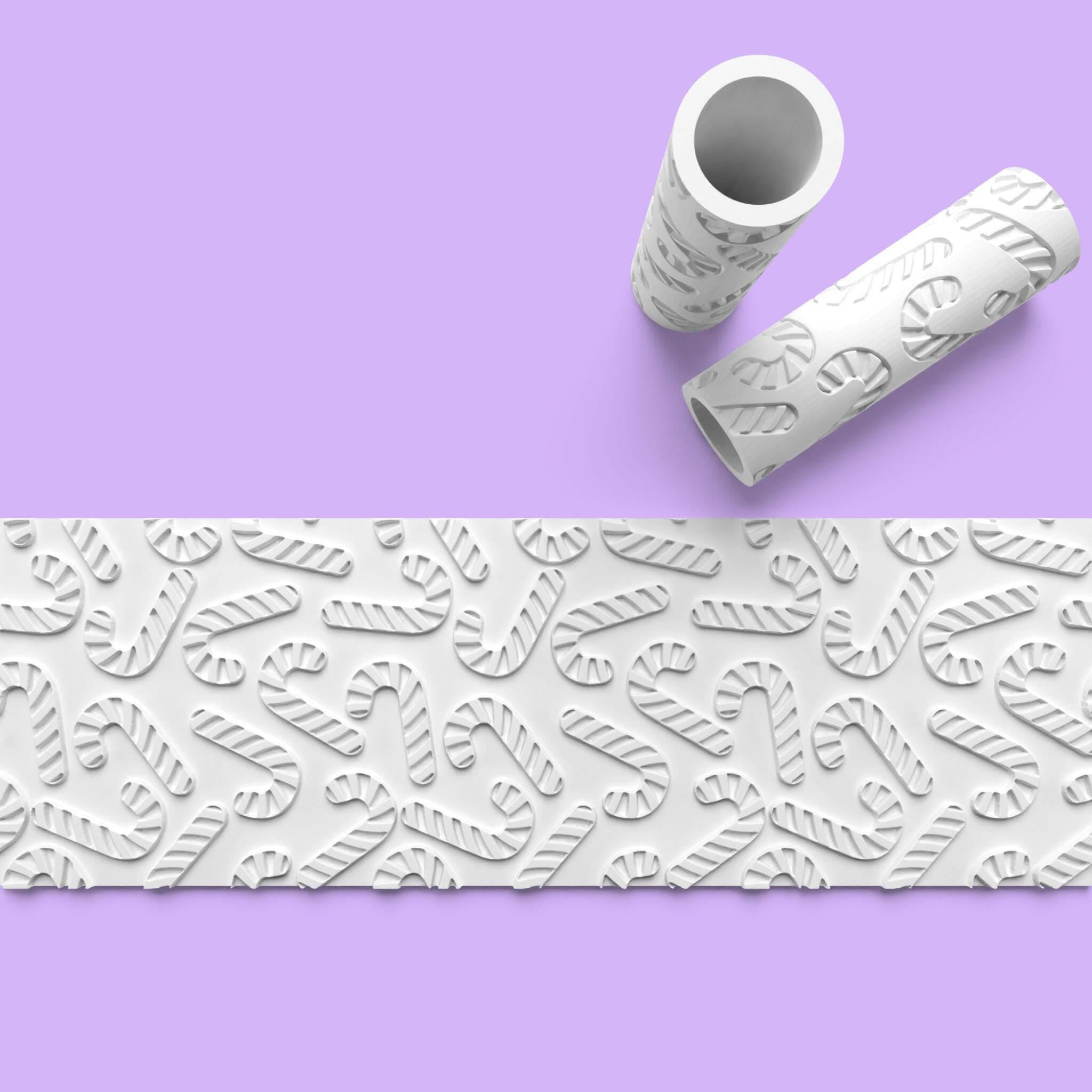 Various Christmas  Design Textured Roller Embosse/Debosser for Fondant Polymer Clay Etc.