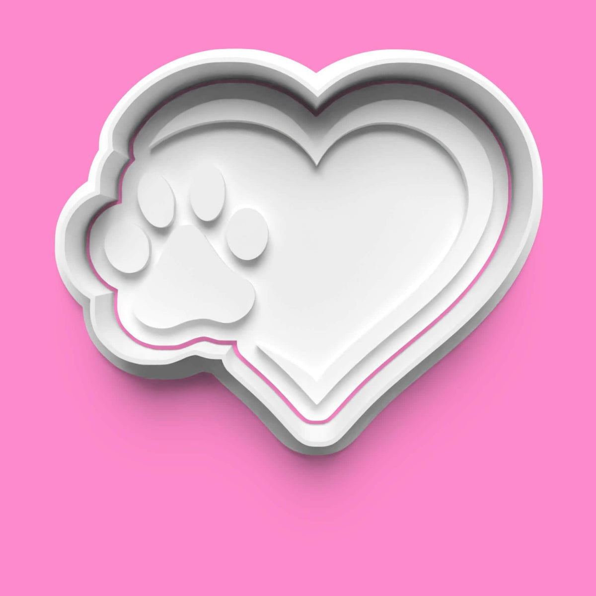 Dog Love Cookie Cutter and Embosser Stamp Set.